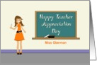 For Teacher-Teacher Appreciation Day Greeting Card-Customizable card