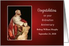 Ordination Anniversary Card-Customizable Name & Date card