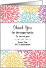 Thank You Card From Business to Customers / Clients card