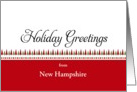 From New Hampshire Christmas Card-Christmas Trees Customizable State card