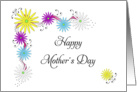 For Mom / Mother Mother’s Day Greeting Card - Flower Border card