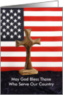 For Our Troops-Support Our Troops-Bless Our Troops-Deployed Troops card