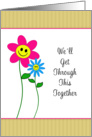 For Cancer Patient-Get Well-Feel Better Greeting Card-Through Together card