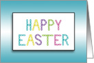 Happy Easter Greeting Card with Easter Eggs card
