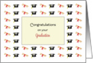 General Graduation Greeting Card-Graduation Hats & Diplomas card