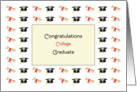 College Graduation Greeting Card-Diplomas-Graduation Caps card