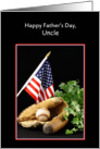 For Uncle Father’s Day Greeting Card with Sports Theme card