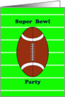 Super Bowl Party Invitation-Football-Football Field Card