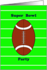 Super Bowl Party Invitation-Football-Football Field Card