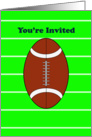 Football Party Invitation Greeting Card-Superbowl-Tailgate-Birthday card