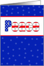 Patriotic Peace Card