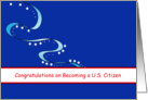 U.S. Citizen Congratulations Greeting Card-Getting Your Green Card