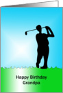 Grandpa Golf Themed Birthday Card