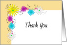 For Customers / Clients Business Thank You Greeting Card-Flower Design card