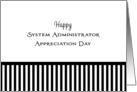 For IT-System Administrator Appreciation Day Greeting Card-Thank You card
