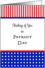 Patriot Day Remembrance Greeting Card-September 11th-Stars & Stripes card