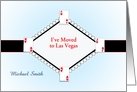 Custom New Address, I’ve Moved to Las Vegas, Change of Address card