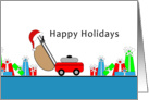 From Gardener Lawn Care Christmas Card-Happy Holidays Presents card