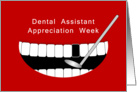 For Dental / Orthodontic Assistant Appreciation Greeting Card-Teeth card