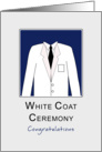 White Coat Ceremony Congratulations Greeting Card-WCC card