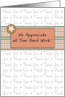 Retro Employee Thank You Card