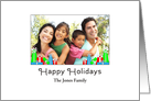 Customizable Christmas Photo Card-Christmas Presents-Happy Holidays card
