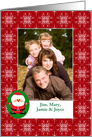 Christmas Santa Claus Photo Card-Merry Christmas-Customizable card