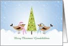 Grandchildren Christmas Card-Grandson-Granddaughter Customizable card