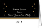 New Year’s Eve Party Invitation for Business card