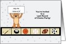 Last Round of Chemo Party Invitation-Customizable Text-Sports-Bear card