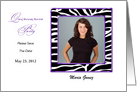 Quinceanera Save The Date Photo Card-Customizable Text card