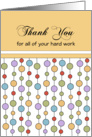 Business Thank You Greeting Card-Dot Design card