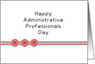 Administrative Professionals Day Greeting Card-Button Look card