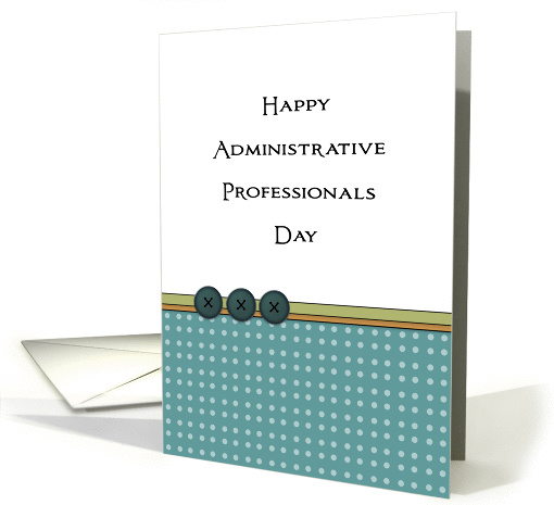 Administrative Professionals Day Greeting Card-Three... (1028607)