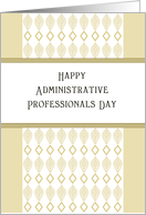 Employee Administrative Professionals Day Greeting Card-Retro Design card