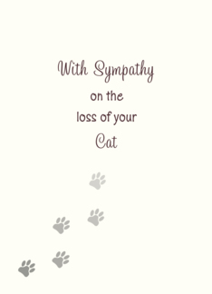 Loss of Cat Pet...