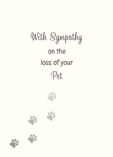 Loss of Pet-Pet...