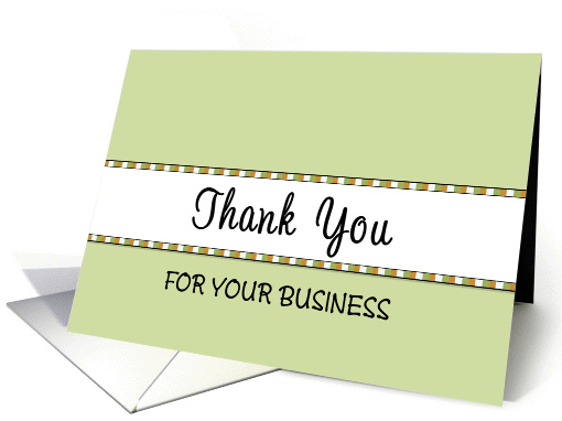 For Customers Thank You Greeting Card For Business Clients card