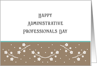 For Employee-Administrative Professionals Day Greeting Card-Flowers card