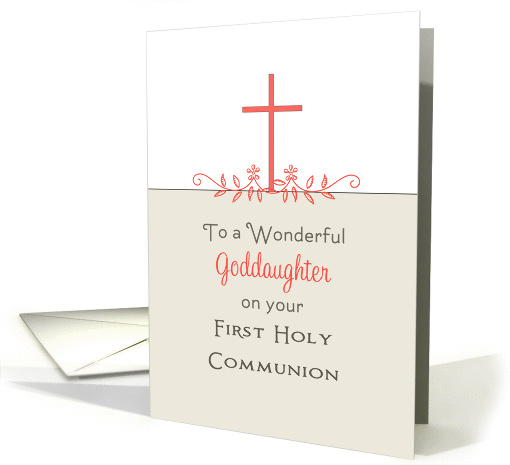 For Goddaughter First Holy Communion Greeting... (1054069)