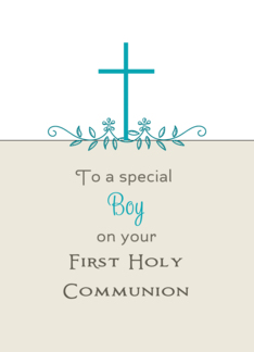 For Boy First Holy...