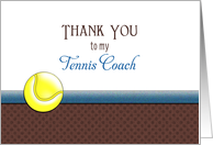 For Tennis Coach Tennis Greeting Card-Tennis Ball card