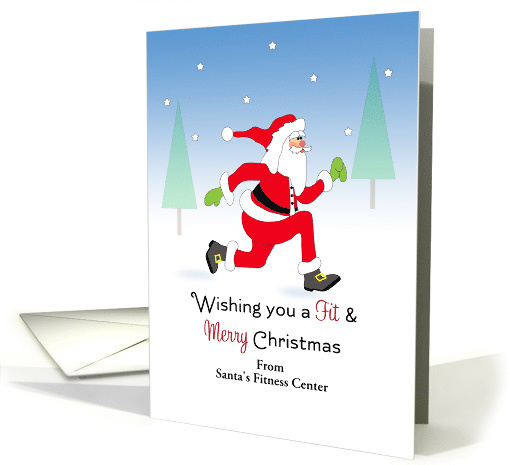From Fitness Center Christmas Card-Santa... (1156786)