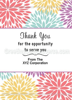 Thank You Card From...