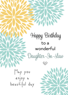 For Daughter-In-Law...