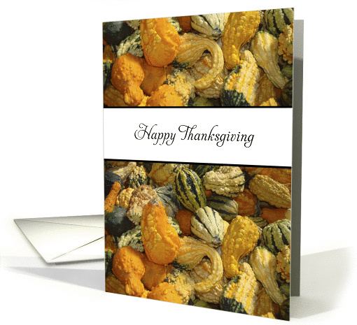 General Thanksgiving Card with Gourd Background card (1183492)
