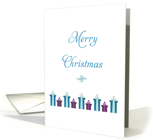 General Christmas Card-Christmas Presents-Merry Christmas card