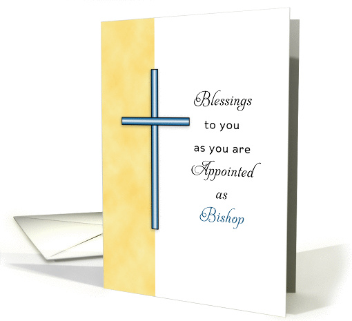 For New Bishop - Religious Life Ordination Card - Cross card (1212822)
