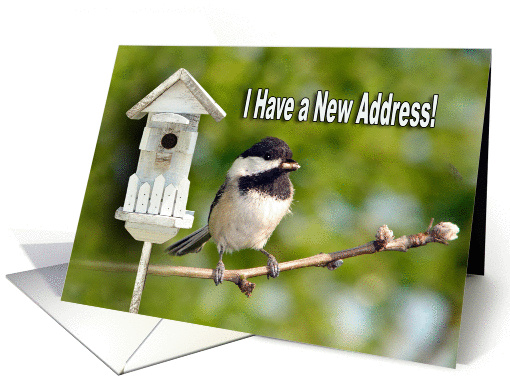 I Have A New Address Announcement Greeting Card -... (188343)