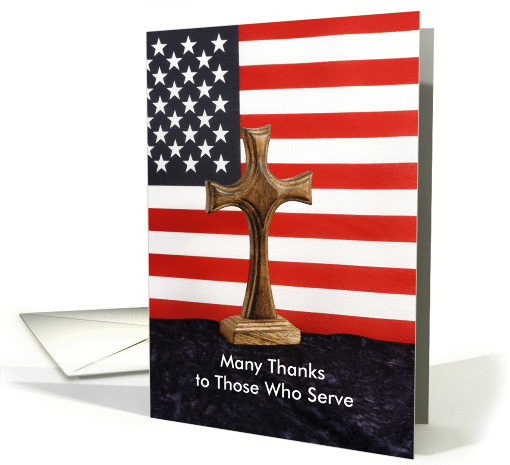 For Deployed Soldier Thank You Greeting Card to Support... (308949)
